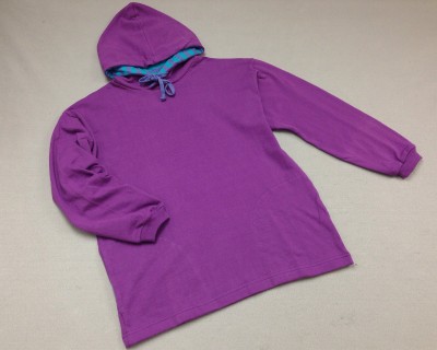  Womens Hooded Pullover Plum